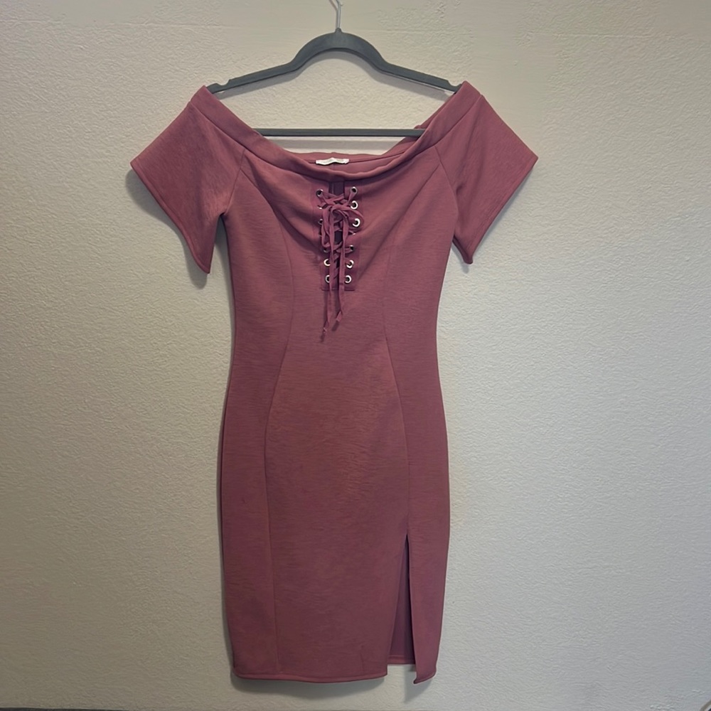 Olive Tree pink dress
